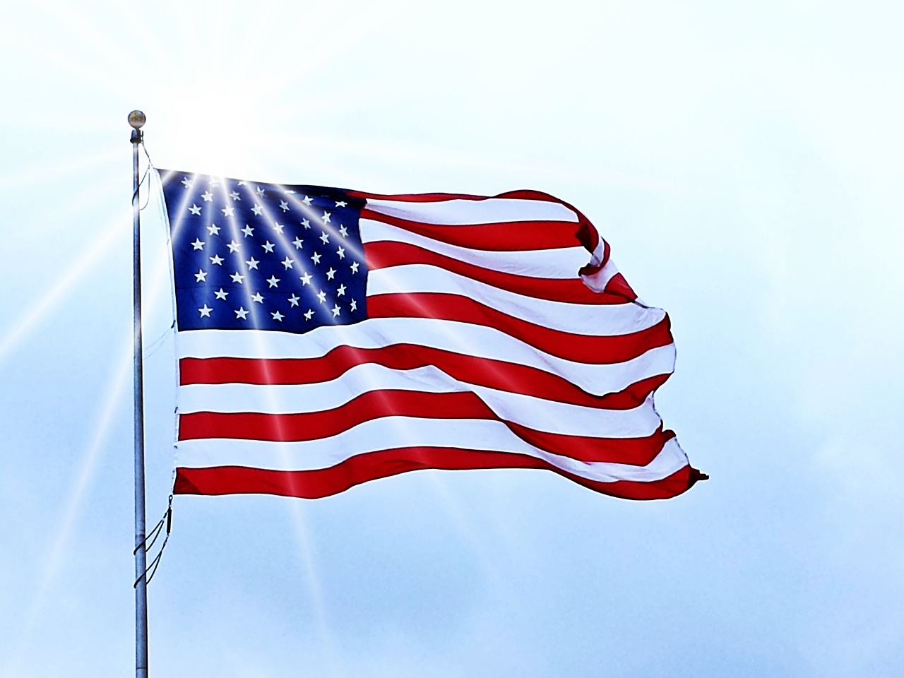 Labor Day Flag Placement